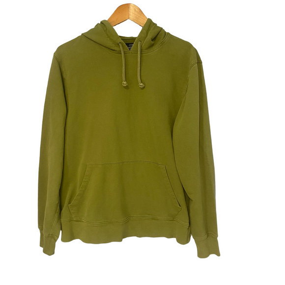J. Crew Tops - J. Crew Olive Green Pullover Hoodie – Size Large